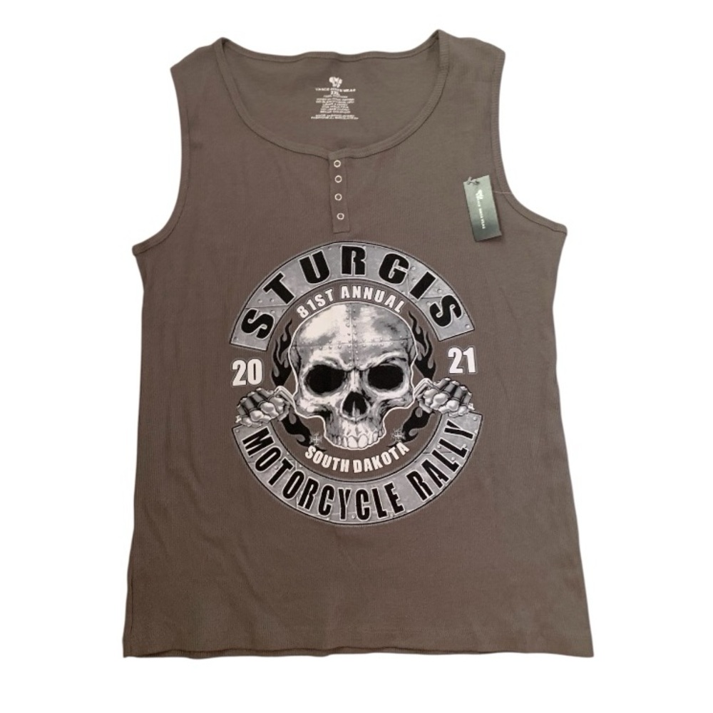 81st Sturgis Motorcycle Rally Skull Graphic Tank Top
